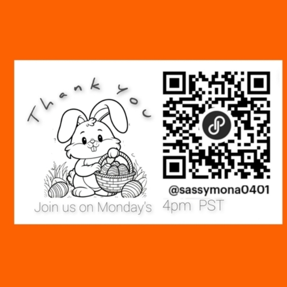 Handcrafted Other - QR Thank You Closet Stickers 2x4 50 Custom Handcrafted Your Choice Design